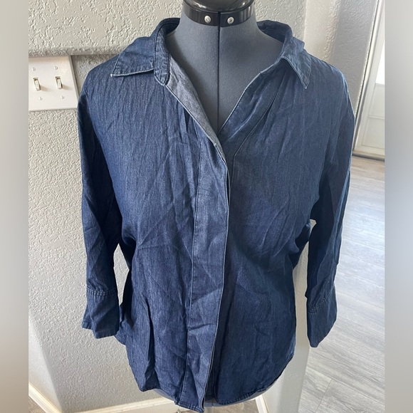 Denim Top - Picture 1 of 3